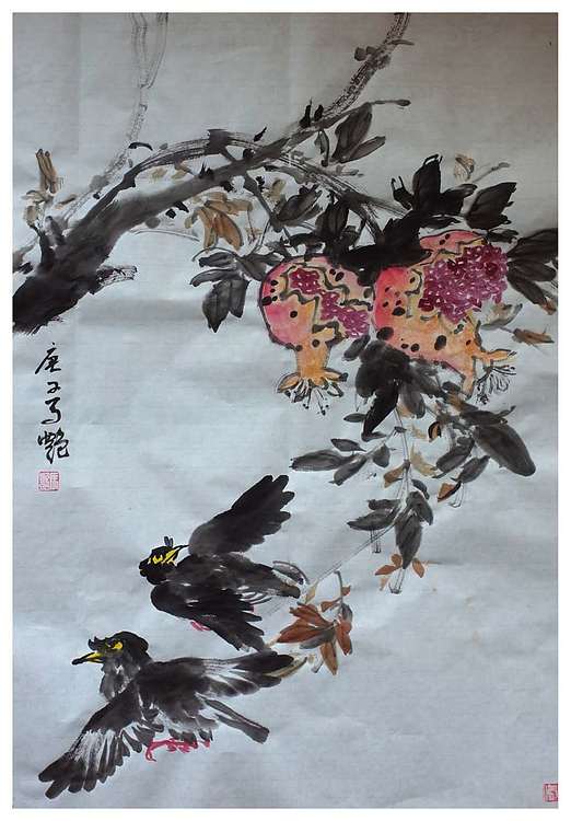 丰色 花鸟