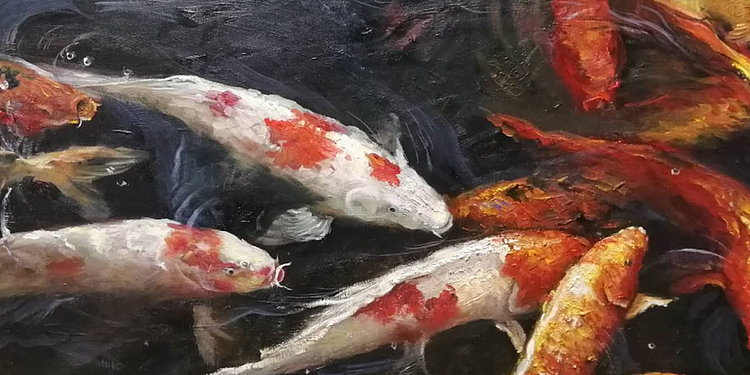 唐卡 油画家 孙福昌《前程似锦》