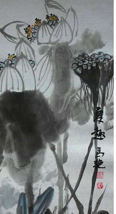 丰色 荷花