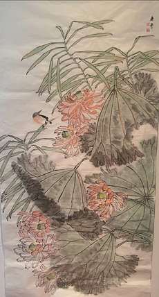 鹿平 省美协会员鹿平花鸟