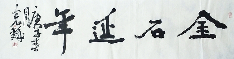 丁一芥 中国美协会员丁克锋书法 金石延年