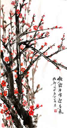绍静 傲霜红梅