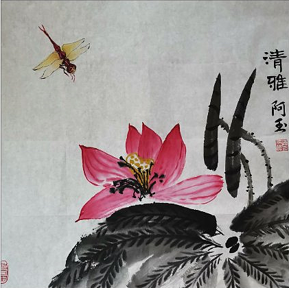 薄玉洁 花鸟