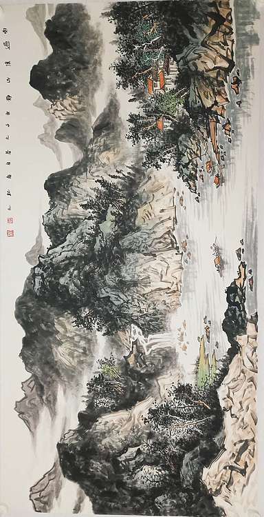 中国美术家协会会员  李自龙 精品有合影