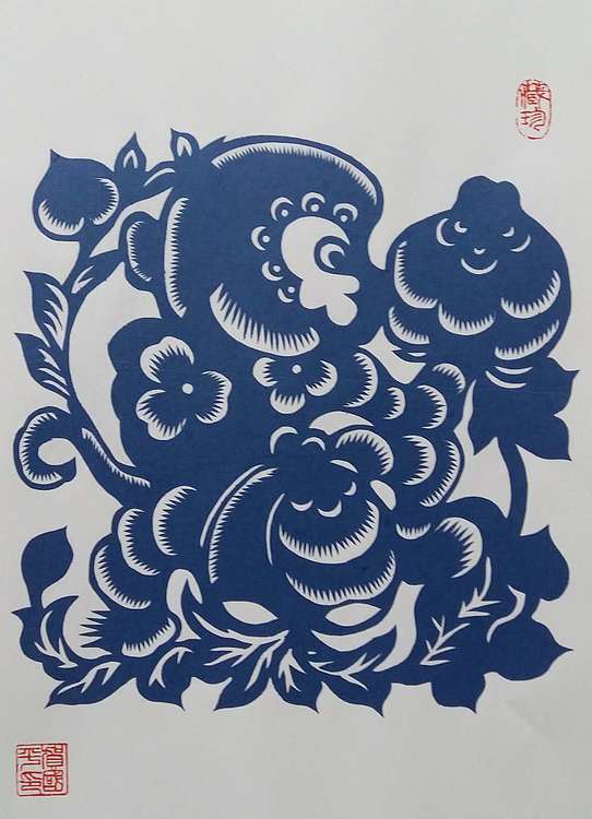 贺国平 《金猴赐福》