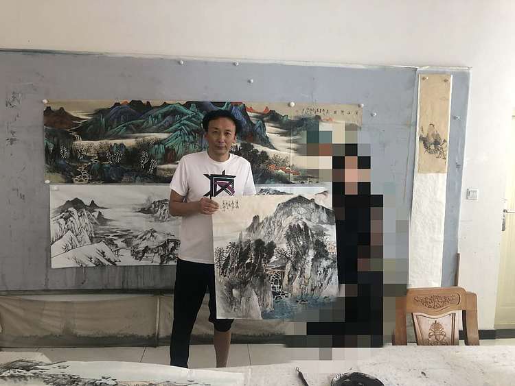中国美术家协会会员  郑华丰 精品 有合影