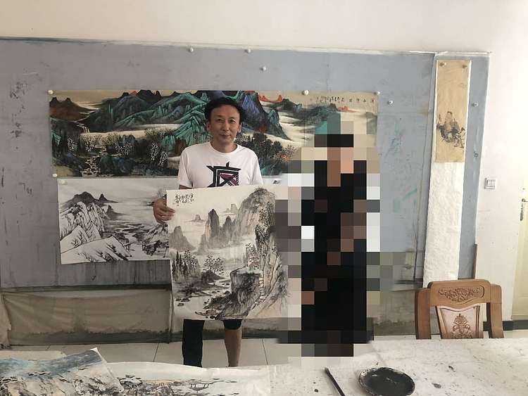 中国美术家协会会员  郑华丰 精品 有合影