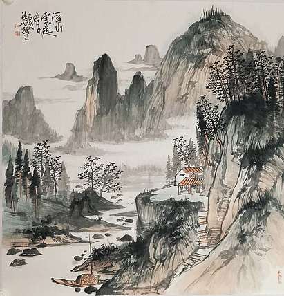 中国美术家协会会员  郑华丰 精品 有合影