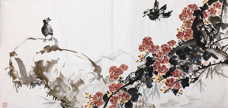 昭非 花鸟图