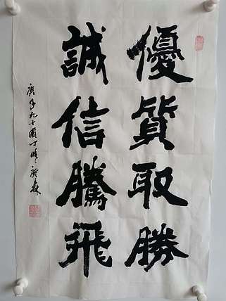 张广森 国家一级美术师书法
