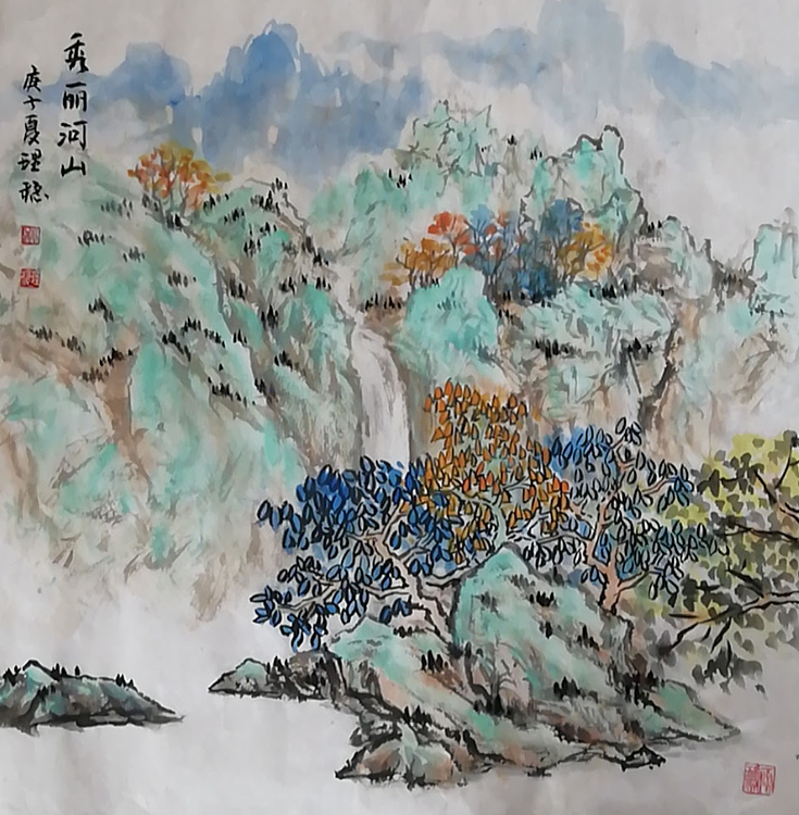 中国美术家协会会员 杨理稳 山水