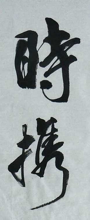 南無陀景霖 中书协会员南景黎行书中堂