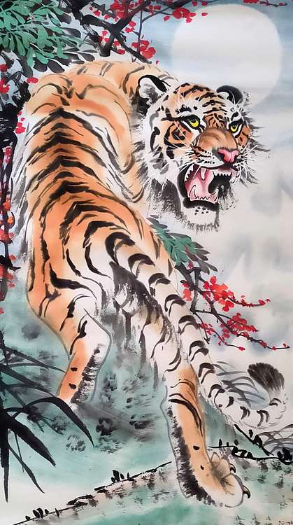 彭韦 国家一级美术师  中国陶瓷绘画艺术研究院院长《神威》