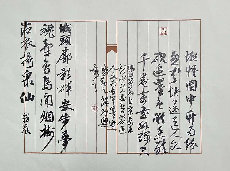文联主席 书协名誉主席 书画院理事 邵军《庚子诗稿》