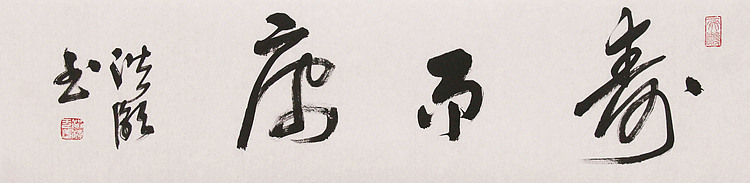 中国艺术研究院艺术创作院导师，中国美协会员 洪潮 书法