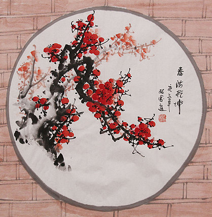 著名花鸟画家 朱秋凤 报春图