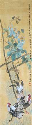 人大高研班 西安美协会员 来荣娜 花鸟 《 春色满园》