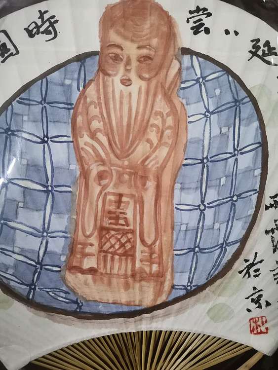 雨霞 团扇