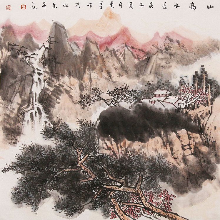 中美协山河画会创作员，满维起工作室画家 薛广宇 精品山水