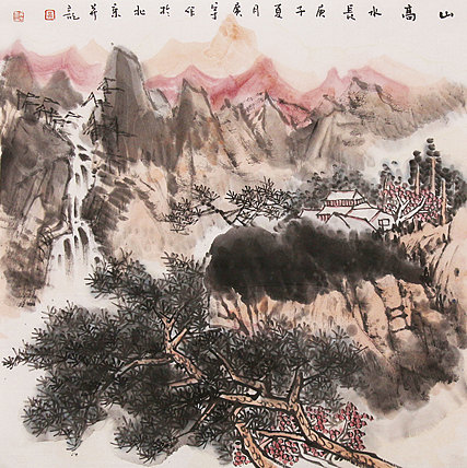 中美协山河画会创作员，满维起工作室画家 薛广宇 精品山水