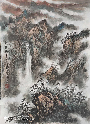 中国写意楼阁山水画派传承人&nbsp;宋京辉&nbsp;山水国画