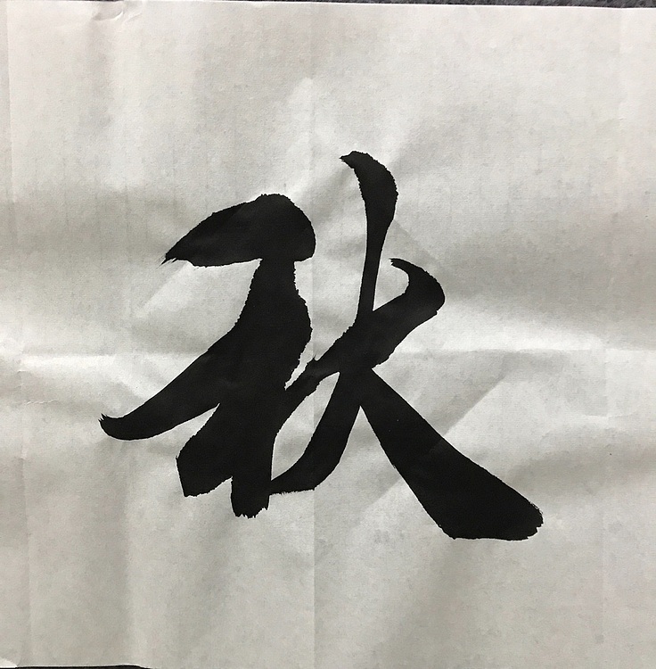 恒贤书法～春华秋实