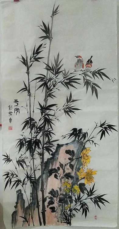 范彩君 山东德州美协会员，《平安》
