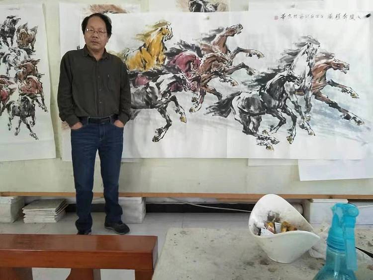 中国美术家协会会员  苗桂欣  大8尺展览精品