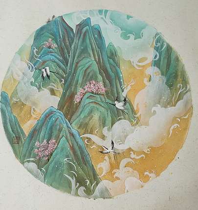 永遇乐 秋林运岫图2