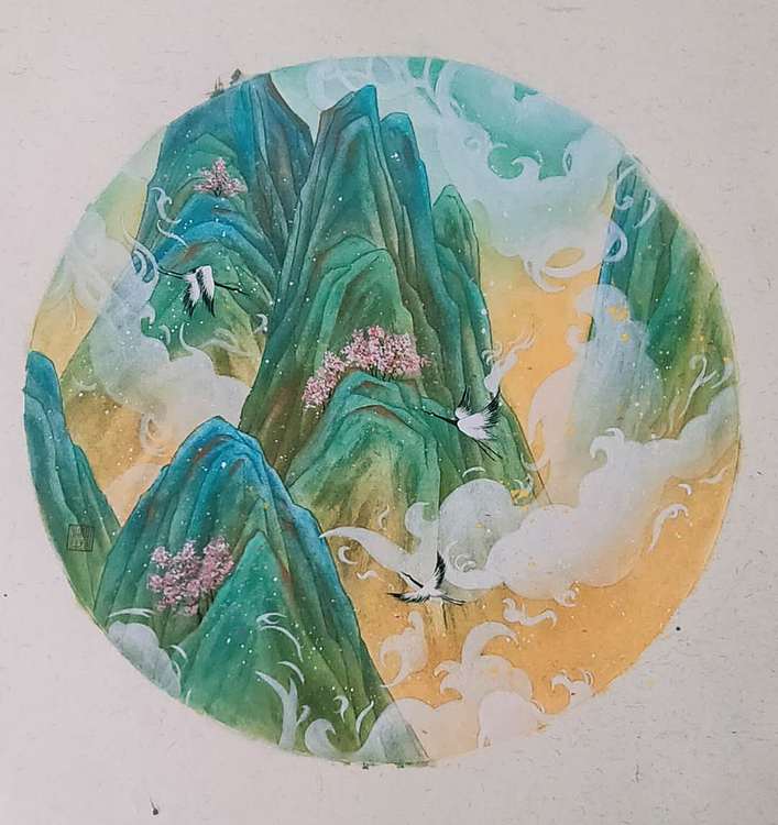 永遇乐 秋林运岫图2