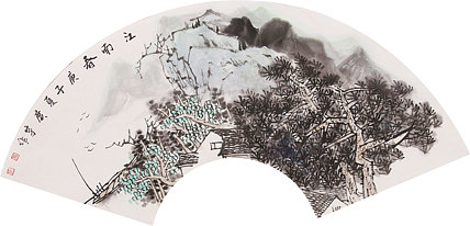 中美协山河画会创作员，满维起工作室画家 薛广宇 精品山水 江南春