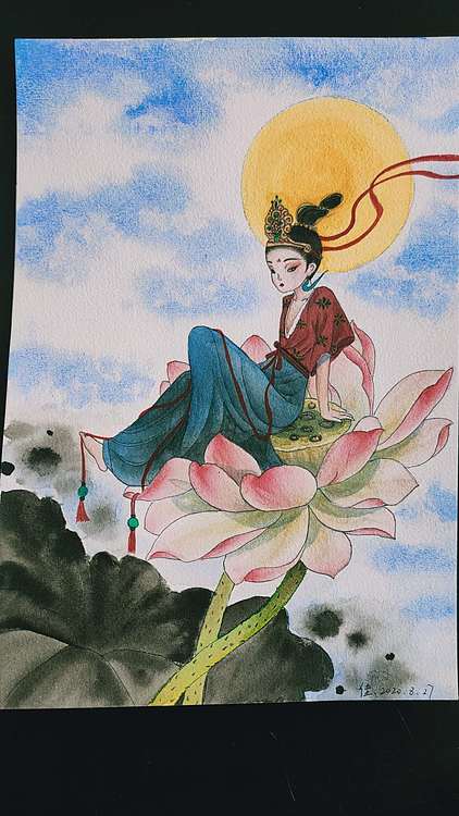 永遇乐 水彩