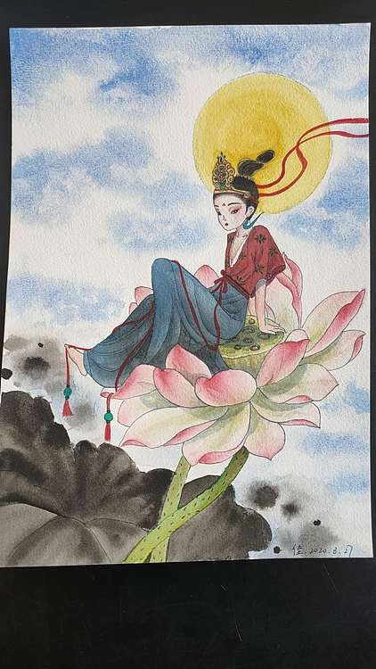 永遇乐 水彩
