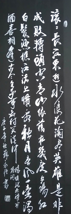 苏永强,中国书画家协会会员  苏永强 仿碑拓书法