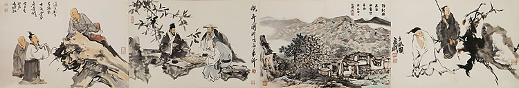 当代画坛大家合辑册页
