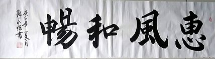中国书画家协会会员 苏永强 四尺条书法