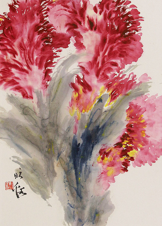 《边缘&middot;艺术》主编，著名艺术评论家 ，职业画家 许宏泉 国画花鸟
