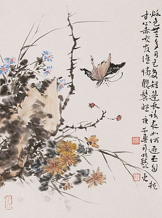 《边缘·艺术》主编，著名艺术评论家 ，职业画家 许宏泉 国画花鸟