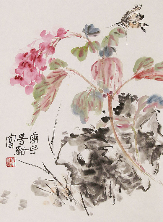 《边缘&middot;艺术》主编，著名艺术评论家 ，职业画家 许宏泉 国画花鸟