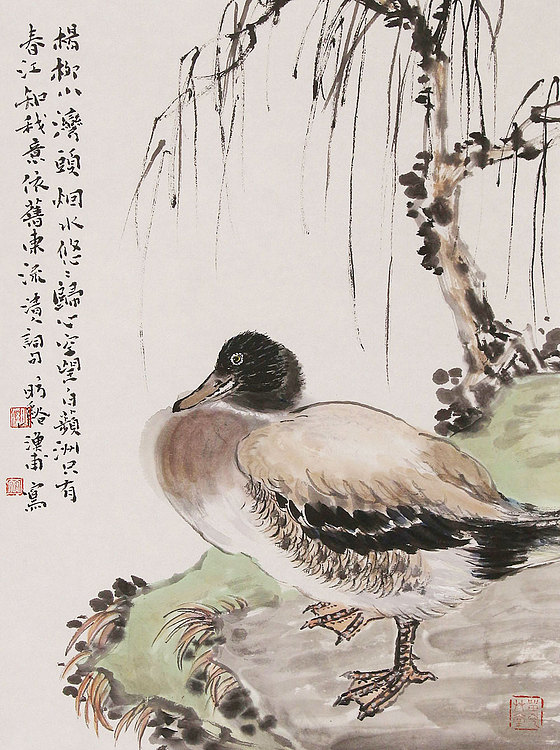 《边缘·艺术》主编，著名艺术评论家 ，职业画家 许宏泉 国画花鸟