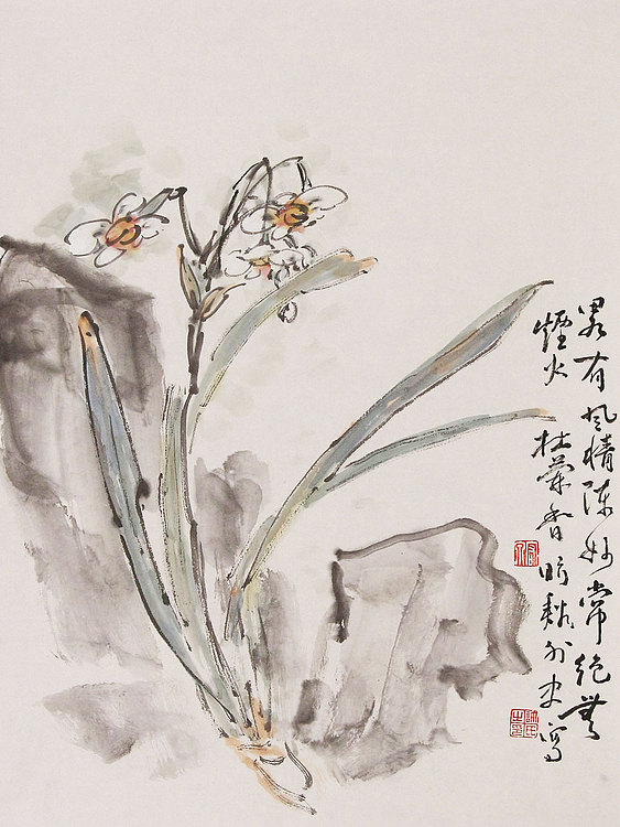 《边缘·艺术》主编，著名艺术评论家 ，职业画家 许宏泉 国画花鸟