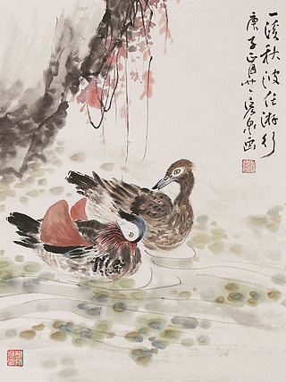《边缘&middot;艺术》主编，著名艺术评论家 ，职业画家 许宏泉 国画花鸟
