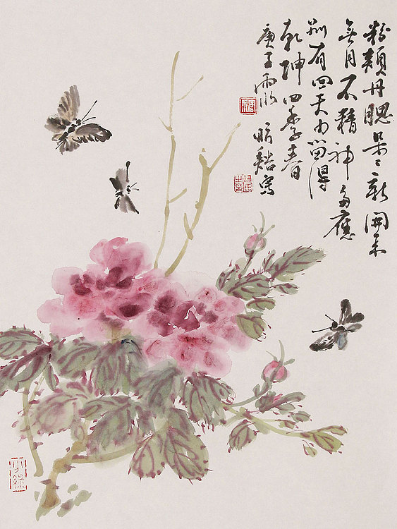 《边缘·艺术》主编，著名艺术评论家 ，职业画家 许宏泉 国画花鸟