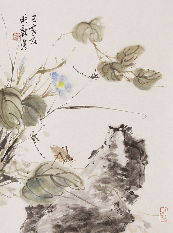 《边缘·艺术》主编，著名艺术评论家 ，职业画家 许宏泉 国画花鸟