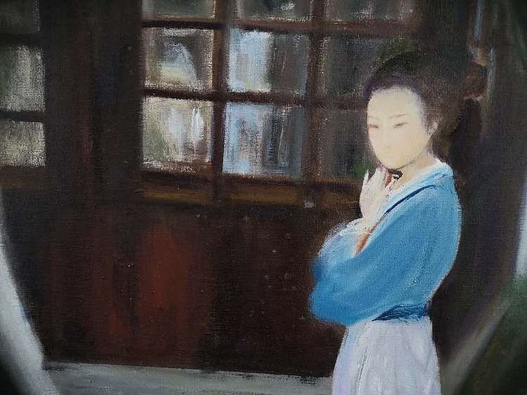 职业书画家 赵晓君 庭院深深