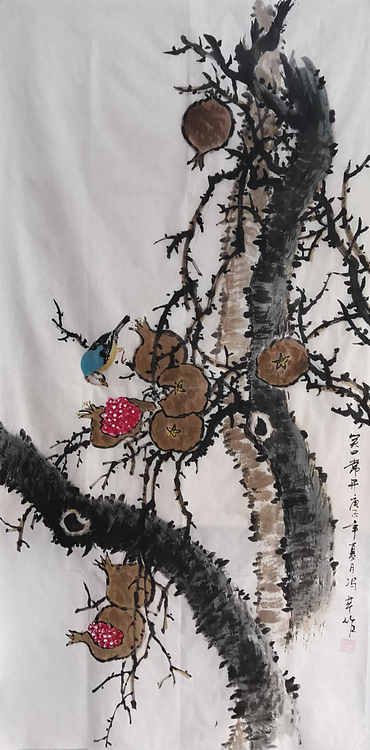 河北省美术家协会会员 冯芹 国画