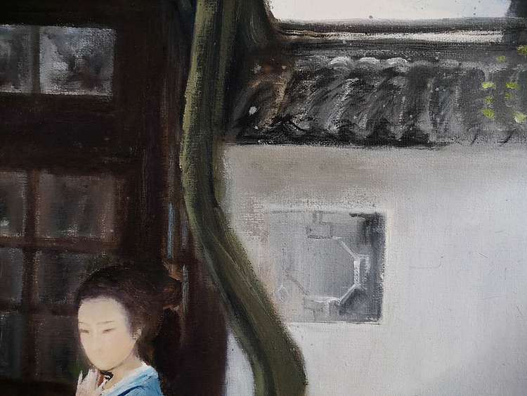 职业书画家 赵晓君 庭院深深