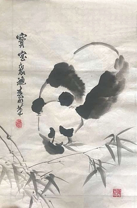 古文物彩绘艺术传承人 中国书画家协会会员  李春明 花鸟作品8