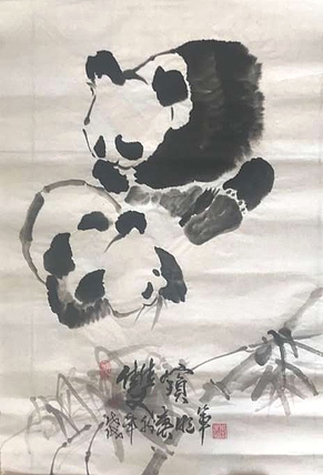 古文物彩绘艺术传承人 中国书画家协会会员  李春明 花鸟作品7