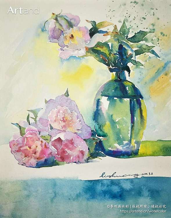 青年书画家 李双 莹莹